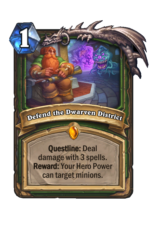 Defend the Dwarven District Hearthstone kártya