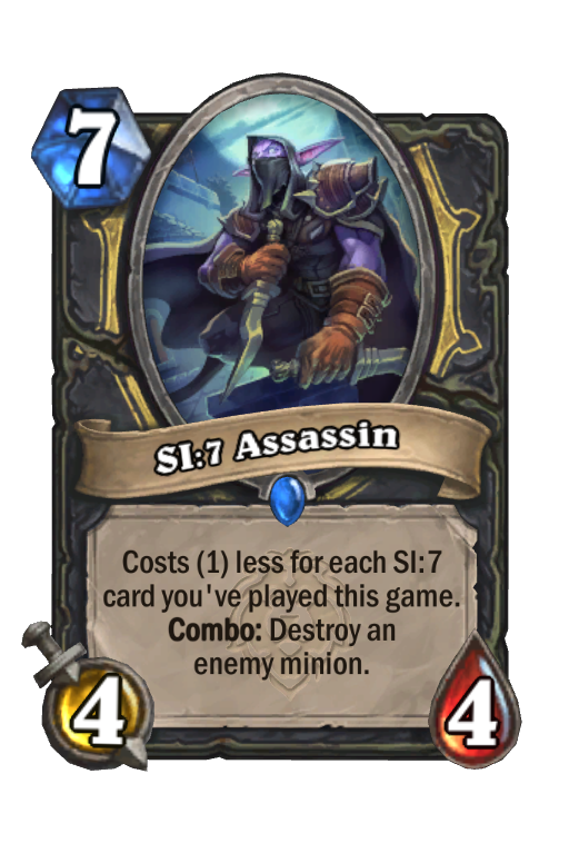 SI:7 Assassin Hearthstone kártya