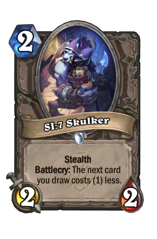 SI:7 Skulker Hearthstone kártya