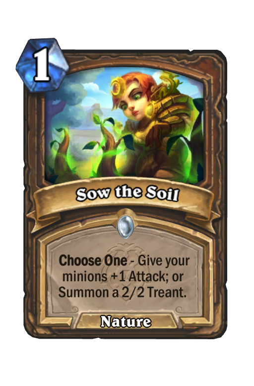 Sow the Soil Hearthstone kártya