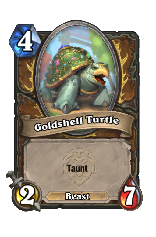 Goldshell Turtle Hearthstone kártya