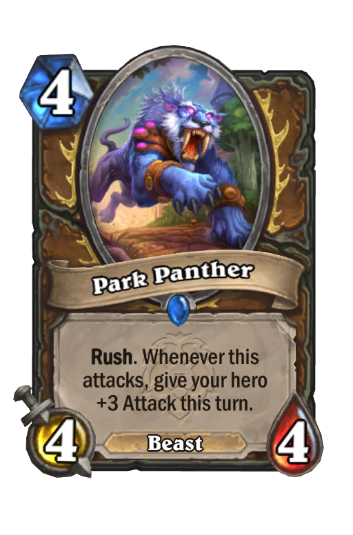 Park Panther Hearthstone kártya