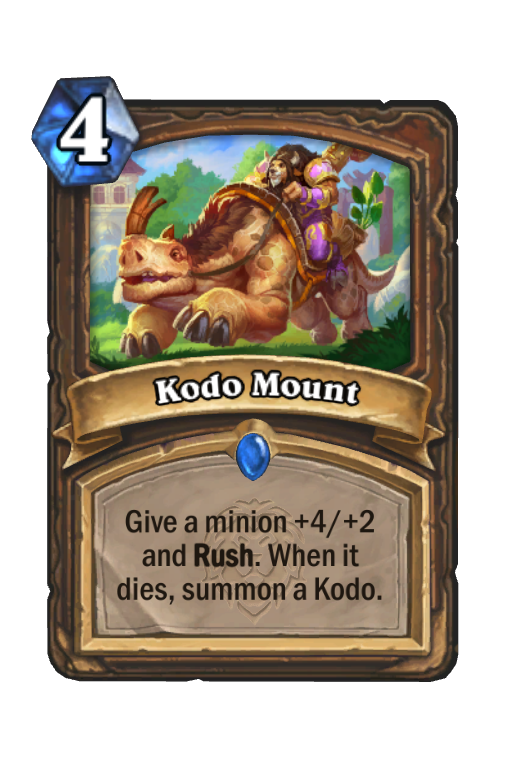 Kodo Mount Hearthstone kártya