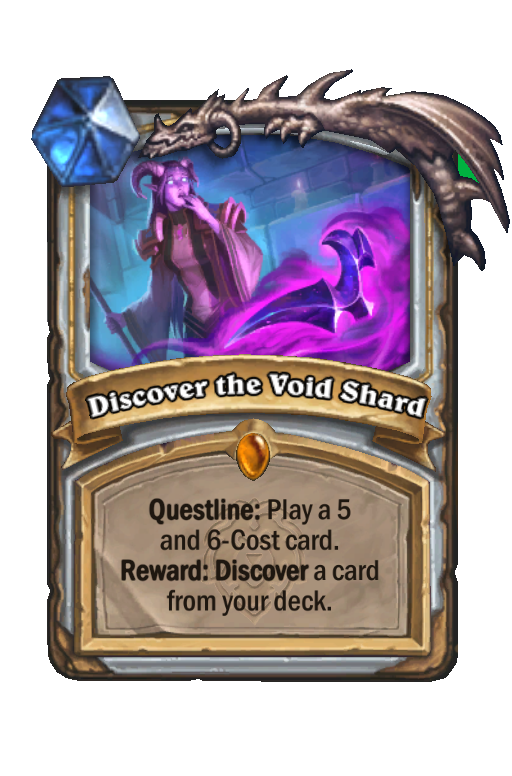 Discover the Void Shard Hearthstone kártya