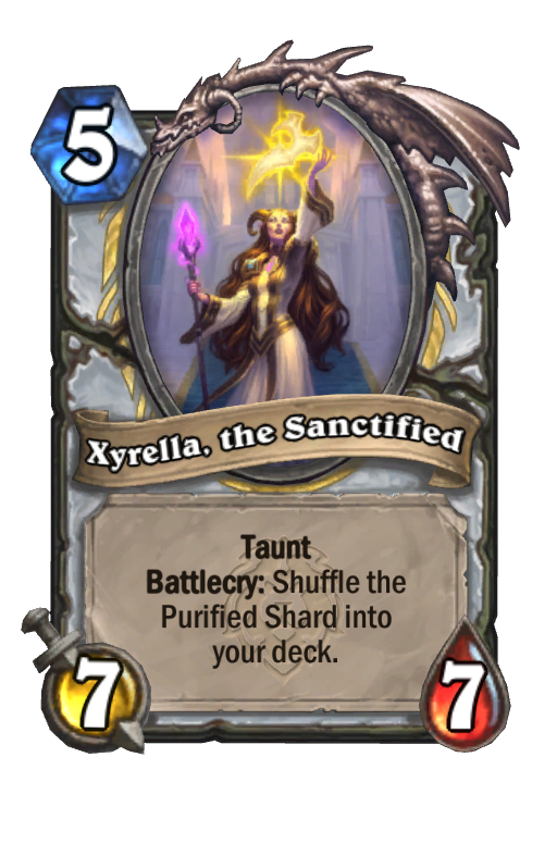 Xyrella, the Sanctified Hearthstone kártya