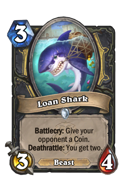 Loan Shark Hearthstone kártya