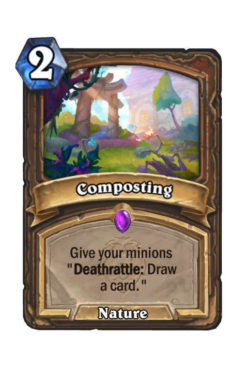 Composting Hearthstone kártya