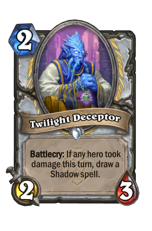 Twilight Deceptor Hearthstone kártya