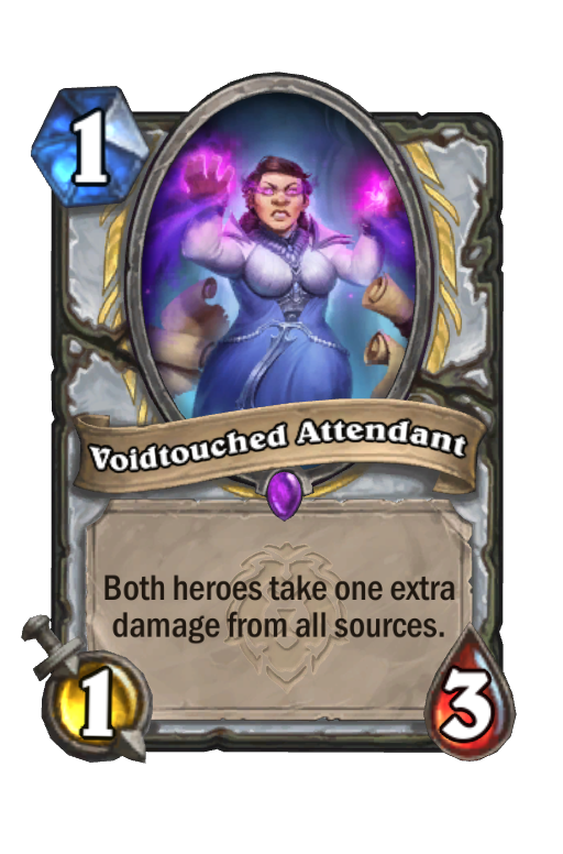 Voidtouched Attendant Hearthstone kártya