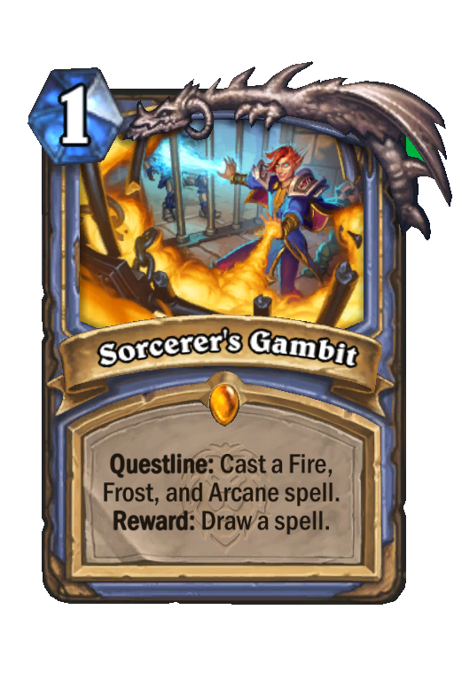 Sorcerer's Gambit Hearthstone kártya
