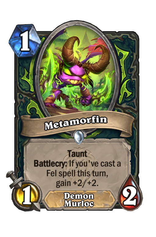 Metamorfin Hearthstone kártya