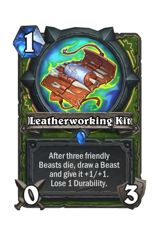 Leatherworking Kit Hearthstone kártya