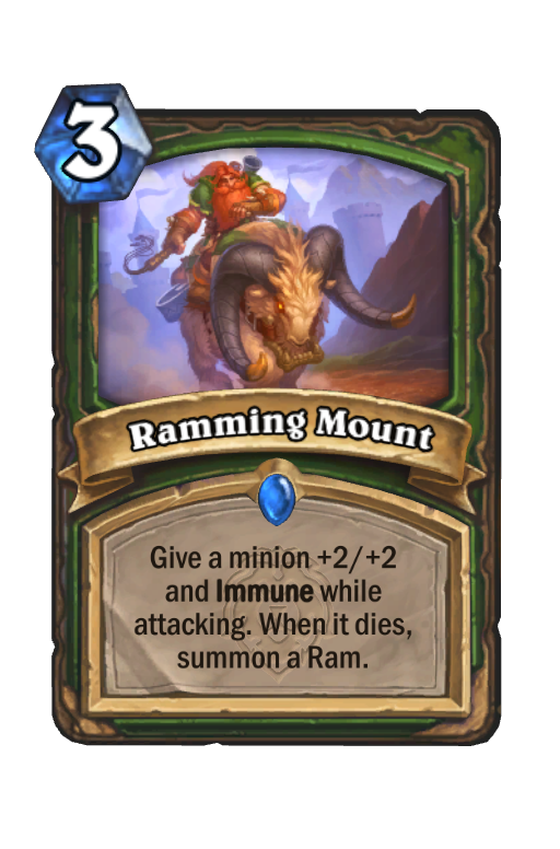 Ramming Mount Hearthstone kártya