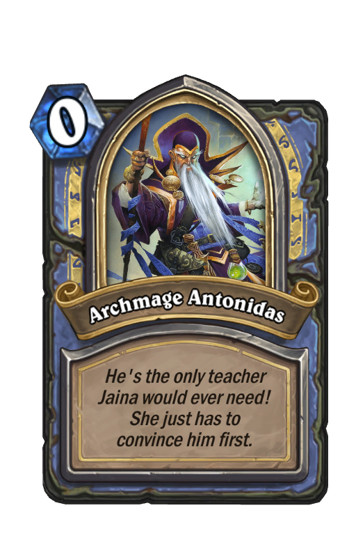 Archmage Antonidas Hearthstone kártya