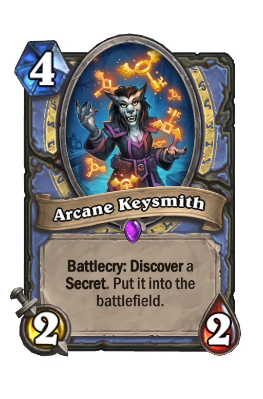 Arcane Keysmith Hearthstone kártya