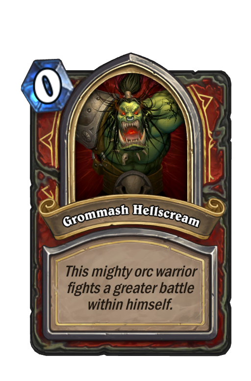 Grommash Hellscream Hearthstone kártya