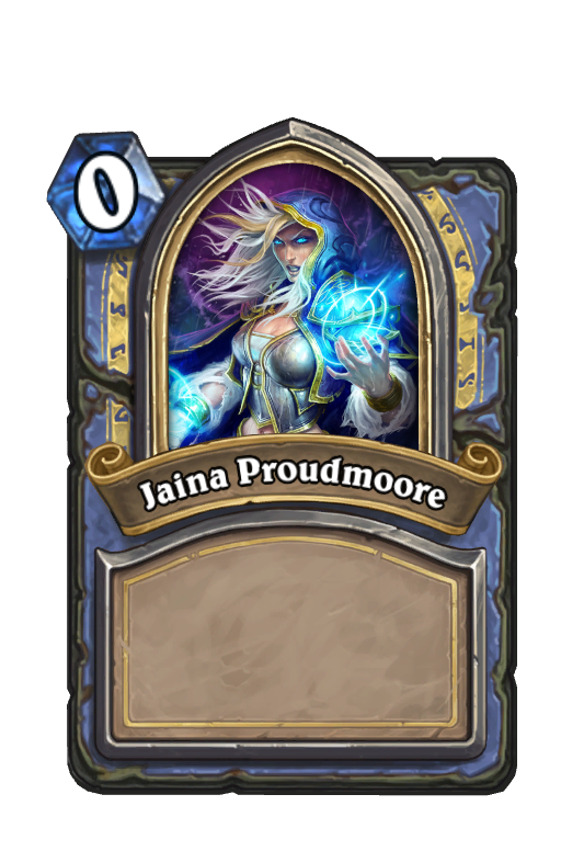 Jaina Proudmoore Hearthstone kártya