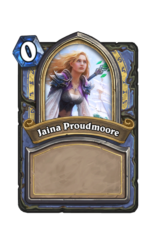 Jaina Proudmoore Hearthstone kártya