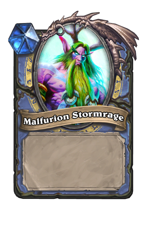Malfurion Stormrage Hearthstone kártya