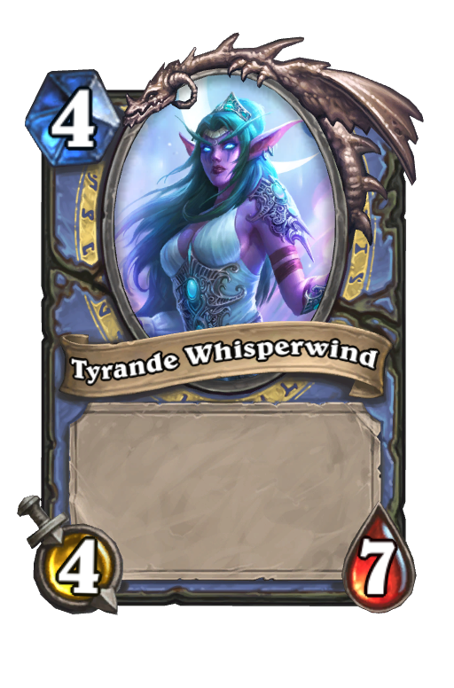 Tyrande Whisperwind Hearthstone kártya