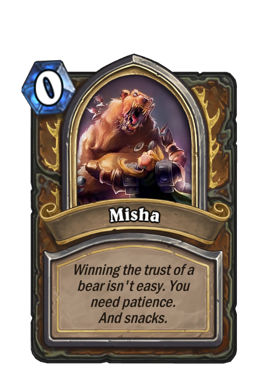 Misha Hearthstone kártya