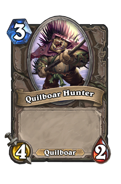 Quilboar Hunter Hearthstone kártya