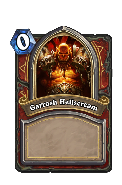 Garrosh Hellscream Hearthstone kártya