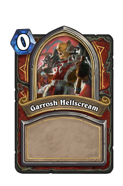 Garrosh Hellscream Hearthstone kártya