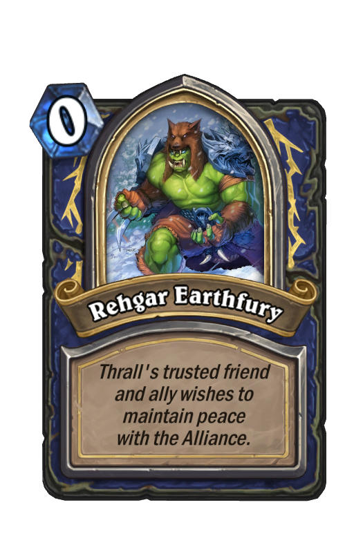 Rehgar Earthfury Hearthstone kártya