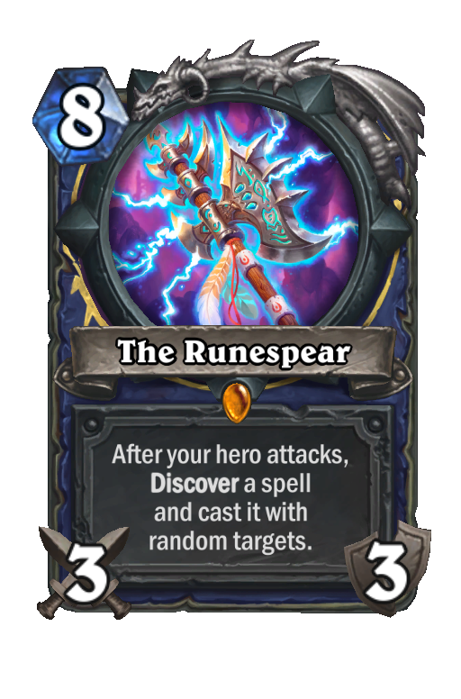 The Runespear Hearthstone kártya