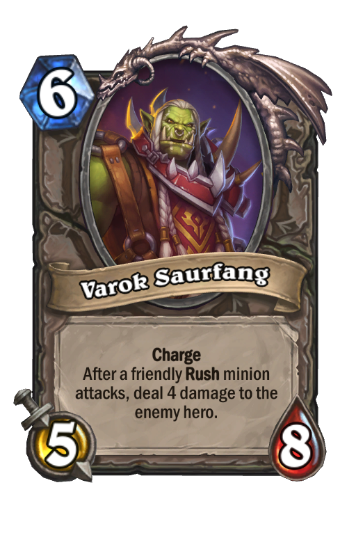 Varok Saurfang Hearthstone kártya