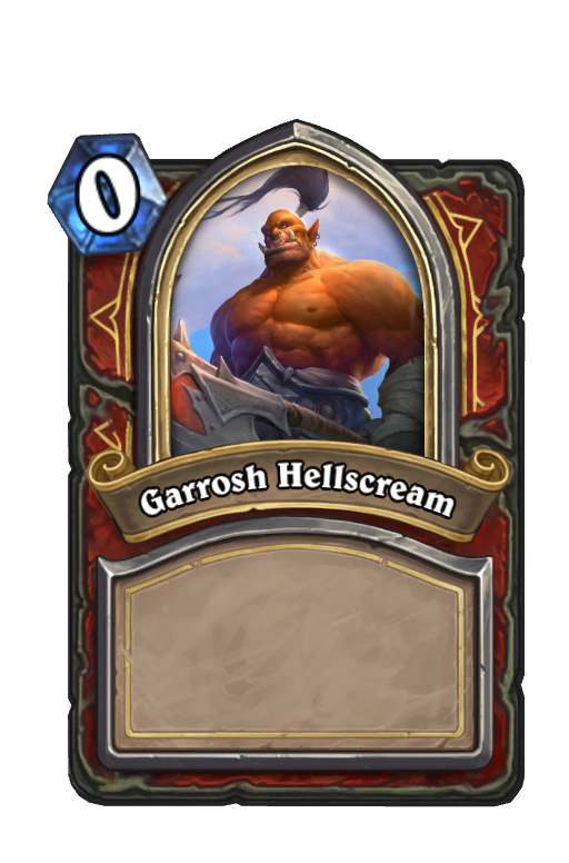 Garrosh Hellscream Hearthstone kártya