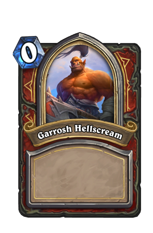 Garrosh Hellscream Hearthstone kártya