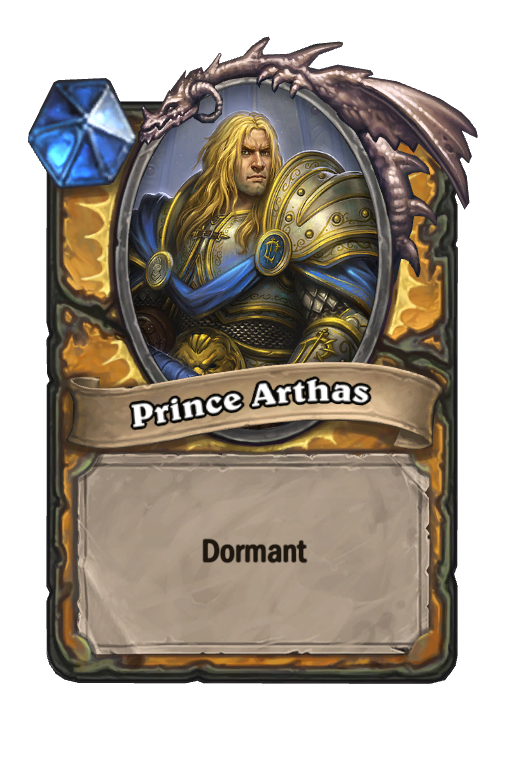 Prince Arthas Hearthstone kártya