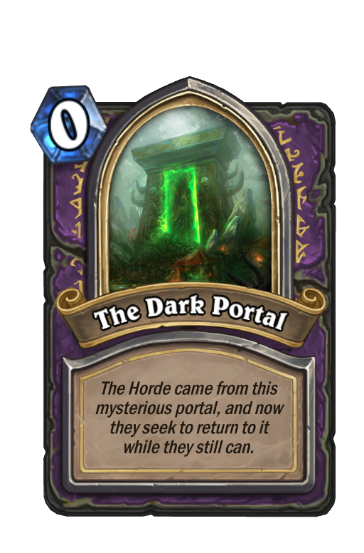 The Dark Portal Hearthstone kártya