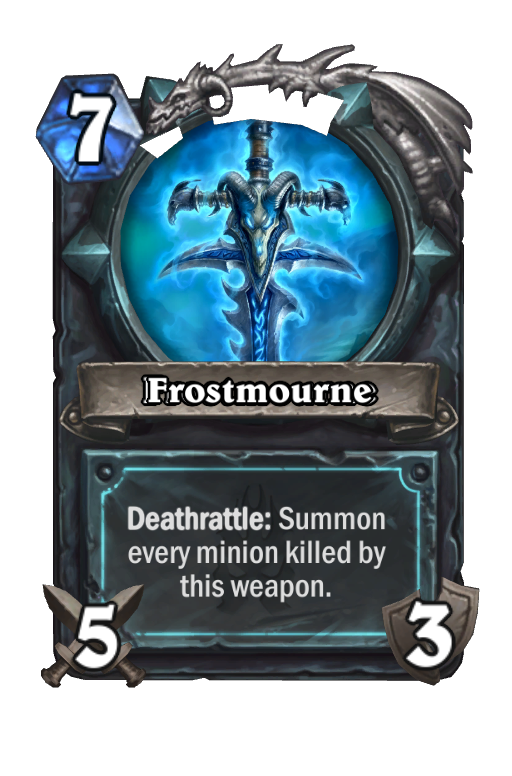 Frostmourne Hearthstone kártya