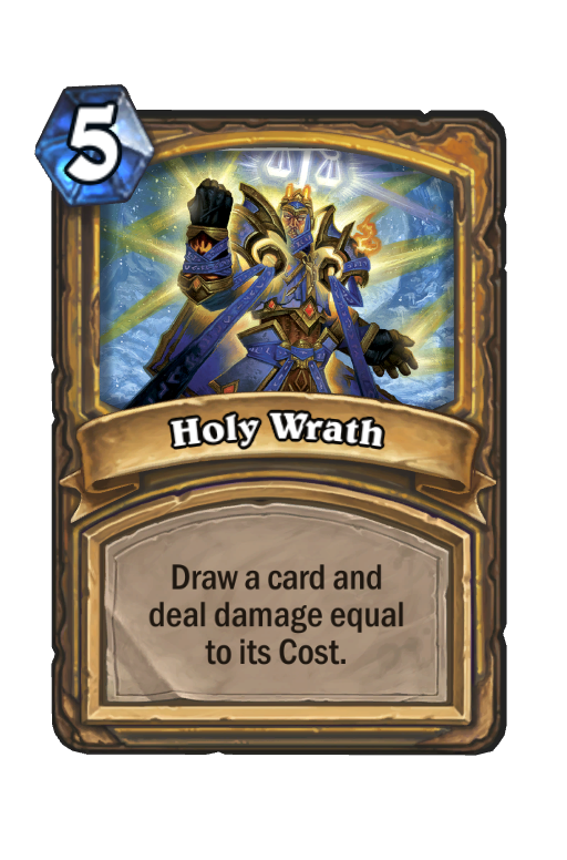 Holy Wrath Hearthstone kártya