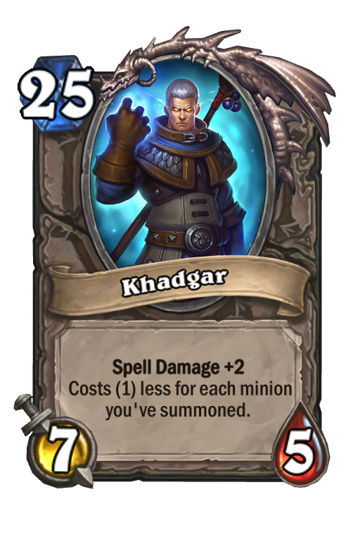 Khadgar Hearthstone kártya
