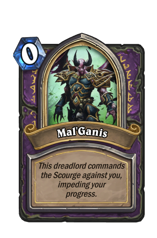 Mal'Ganis Hearthstone kártya