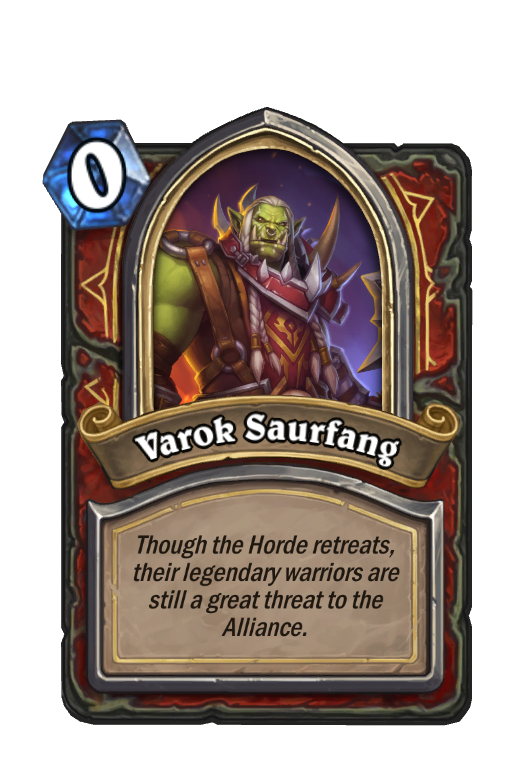 Varok Saurfang Hearthstone kártya