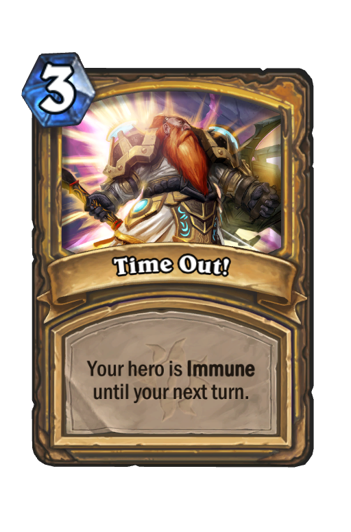 Time Out! Hearthstone kártya
