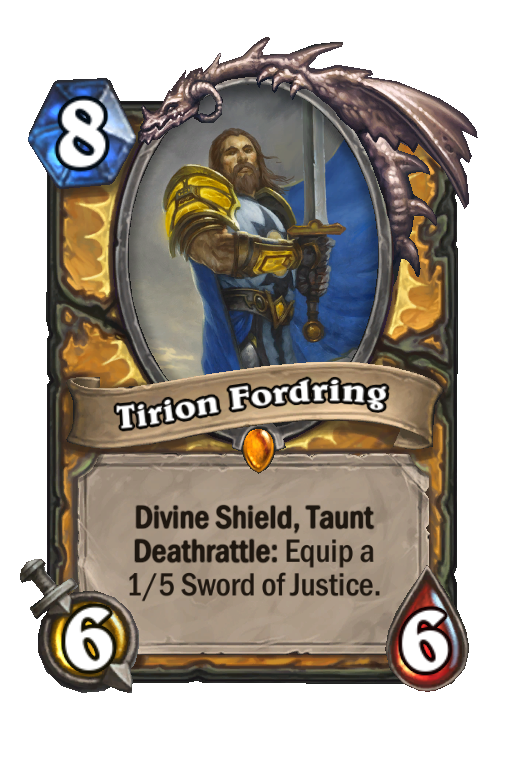 Tirion Fordring Hearthstone kártya