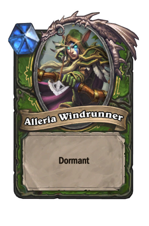 Alleria Windrunner Hearthstone kártya