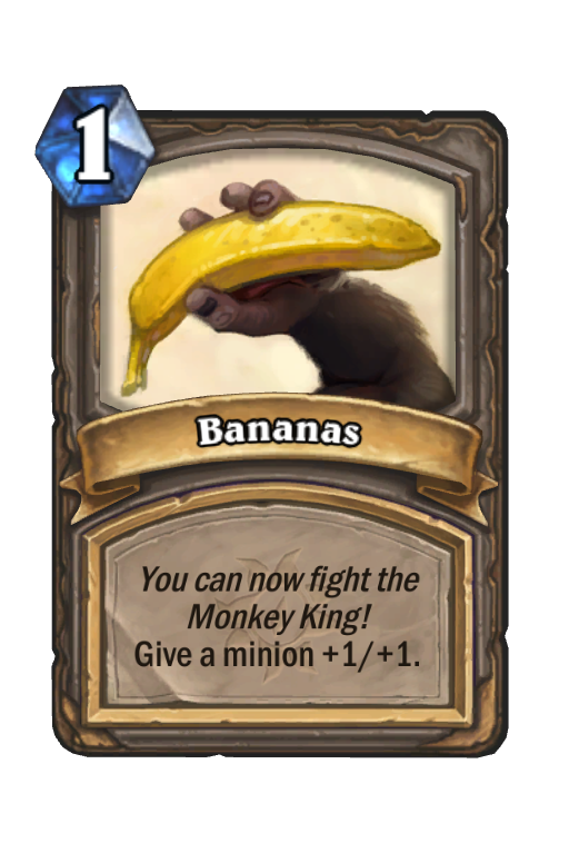 Bananas Hearthstone kártya