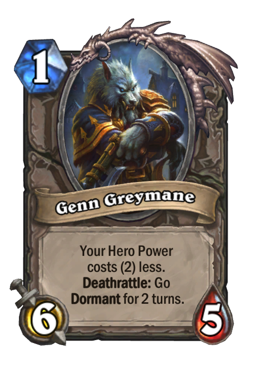 Genn Greymane Hearthstone kártya