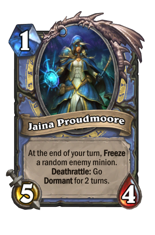 Jaina Proudmoore Hearthstone kártya
