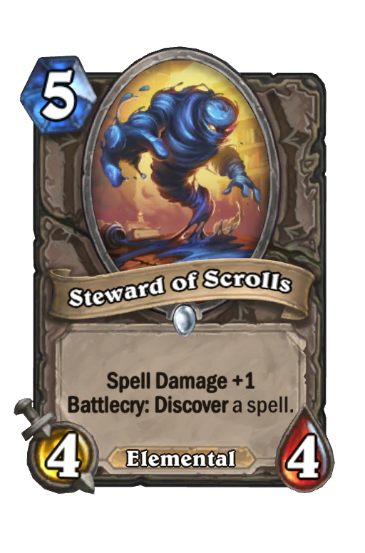 Steward of Scrolls Hearthstone kártya