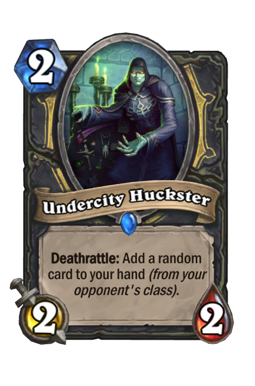 Undercity Huckster Hearthstone kártya