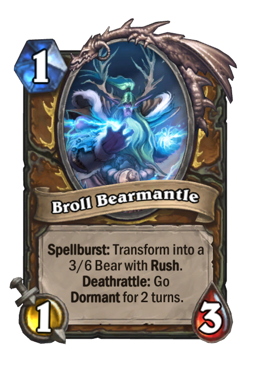 Broll Bearmantle Hearthstone kártya