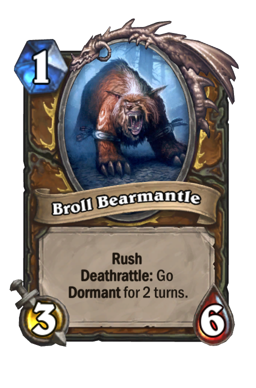 Broll Bearmantle Hearthstone kártya
